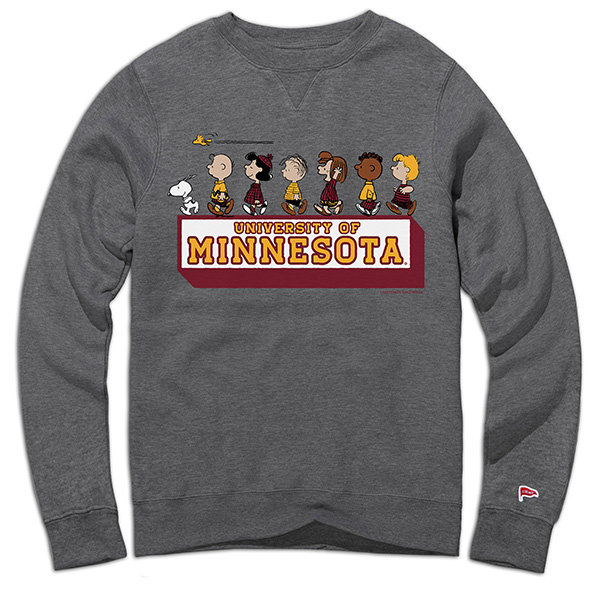 Streaker Sports Peanuts & The Gang Sweatshirt | U of M Bookstores